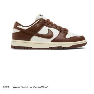 Womens nike dunks, brown and white *Brand New* in the box